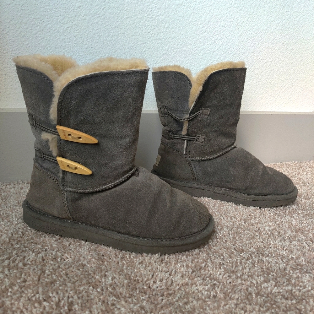 Bearpaw Abigail Winter Fashion Ankle Boots Suede